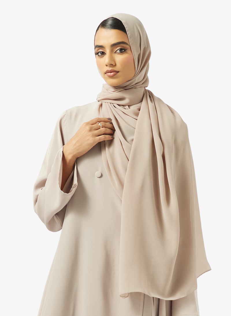 hayas closet Abaya with Crossover loops details - Image 4
